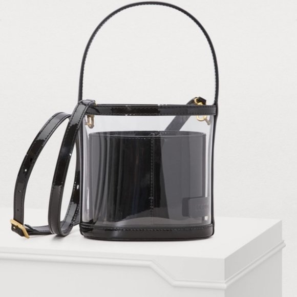 STAUD Bissett Translucent Crossbody Bucket Bag - Picture 10 of 16